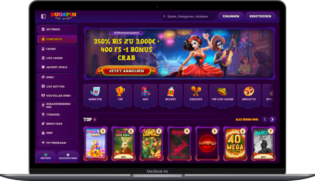 Duospin Casino Spiele